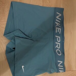 Nike Pro Teal Performance Shorts